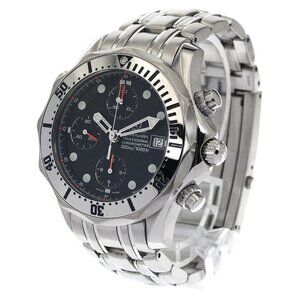 OMEGA Seamaster300 2598.80 Date Chronograph Navy Dial Automatic Men's_885224